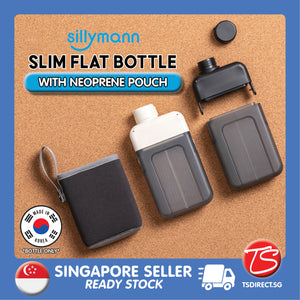 Sillymann Slim Flat Bottle with Pouch | WPK4224 WPK4234