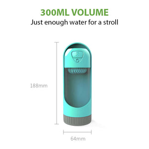 Portable Travel Friendly Pet Dog Cat Outdoor Water Bottle Drinker with Filter like Drinking Bowl Dispenser for Pet