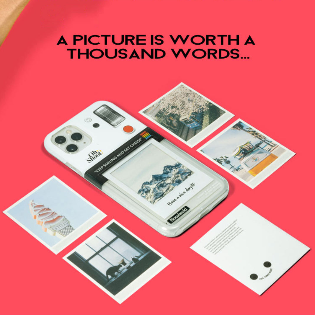NOCOQUE] Polaroid Insta Oh Shoot Apple Iphone Case –