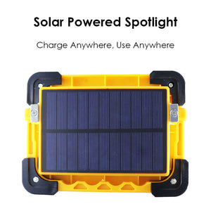 Portable Solar Powered 110W SpotLight (Up to 72 Hours Operation)
