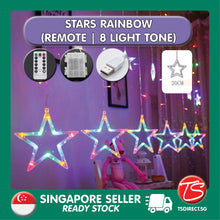 Load image into Gallery viewer, STARS USB BATTERY Type Hari Raya Festive Night Decoration Fairy LED Light