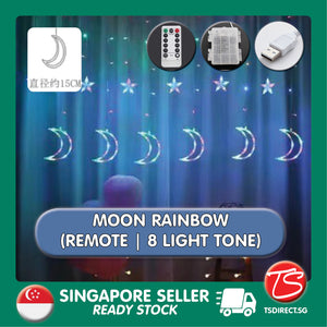 MOON USB BATTERY Type Hari Raya Festive Night Decoration Fairy LED Light (Copy)