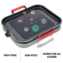 Load image into Gallery viewer, [Diamond] Korean Induction Gas Ceramic Stove Friendly BBQ Grill Pan Hot Plate