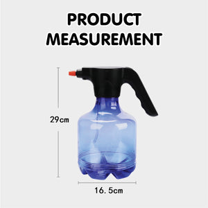 3L High Volume USB Electric Watering Plant Spray Can Bottle | Misting | Sanitizing Sprayer Adjustable Spout Gardening