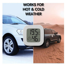 Load image into Gallery viewer, Mini Portable Temperature Humidity Moisture Level Indicator Sensor Thermometer