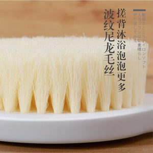 Minimalist Body Brush Bath Shower Brush Nylon Bristles Massage Cleaning Long Handle Skin Back Leg Foot Rub Bath Brush