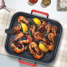 Load image into Gallery viewer, [ Oval ] Korean Induction Gas Ceramic Stove Friendly BBQ Grill Pan Hot Plate