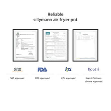 Load image into Gallery viewer, Sillymann Platinum SIlicone AirFryer Pot [ Round ] |  WSK4182 WSK4183