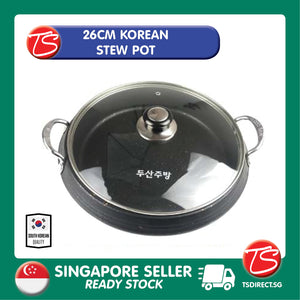 South Korea Rice Cake Pan Army Forces Stew Hot Pot | ID Electromagnetic Induction Gas Conduction Stove Friendly