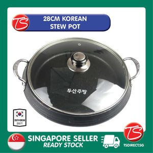 South Korea Rice Cake Pan Army Forces Stew Hot Pot | ID Electromagnetic Induction Gas Conduction Stove Friendly