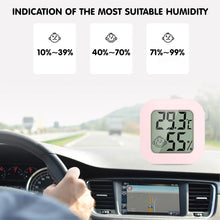 Load image into Gallery viewer, Mini Portable Temperature Humidity Moisture Level Indicator Sensor Thermometer