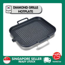 Load image into Gallery viewer, [Diamond] Korean Induction Gas Ceramic Stove Friendly BBQ Grill Pan Hot Plate