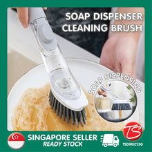 Load image into Gallery viewer, Multi Purpose Detergent Dispenser Cleaning Brush and Sponge