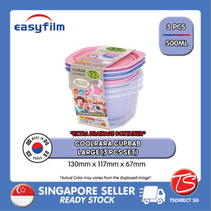Easyfilm Coolrara Cupbab Storage Food Container Box [Large]