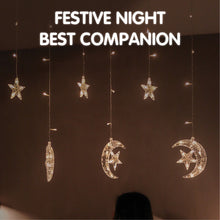 Load image into Gallery viewer, MOON HUG STAR WARM USB Type Hari Raya Festive Night Decoration Fairy LED Light