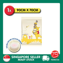 Load image into Gallery viewer, Pooh Bear Vacuum Compression Travel Plastic Bag [ 90cm x 70cm ]