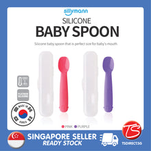 Load image into Gallery viewer, Sillymann Platinum Silicone Baby Spoon | WSB235