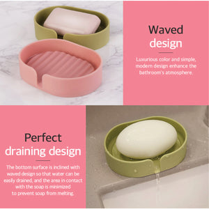 Sillymann Platinum Silicone Wave Soap Tray | WSS307