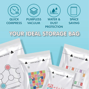 DR Storage Vacuum Compression Travel Reusable Sealed Jumbo Bag
