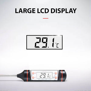 Kitchen Cooking Digital Precise Thermometer For BBQ Food Meat Cooking Baking Chocolate Baby Milk