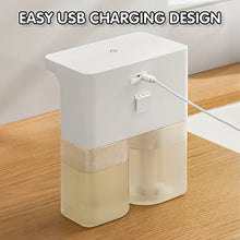 Load image into Gallery viewer, Automatic Dual Head Touchless Liquid Foam Soap Detergent Dispenser | Kitchen Bathroom | USB Charging