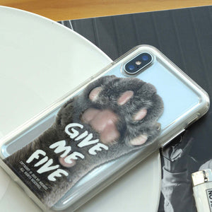 [NOCOQUE] CAT GIVE ME FIVE Hypebeast Shock Protection Case