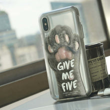 Load image into Gallery viewer, [NOCOQUE] CAT GIVE ME FIVE Hypebeast Shock Protection Case
