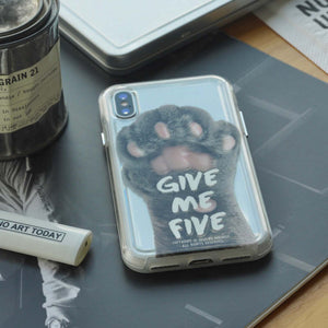 [NOCOQUE] CAT GIVE ME FIVE Hypebeast Shock Protection Case