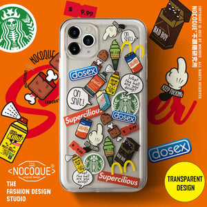 [NOCOQUE] Hype Logo Full Shock Protection Impact Case Bumper for IPHONE [DOSEX OH SHIT BAD BOY KEEP FXXKING KILLER]