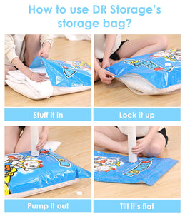 Doraemon DR Storage Ziplock Vacuum Bag (70cm x 50cm)