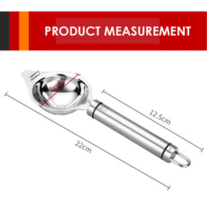 Stainless Steel SUS 304 Food Grade White Egg Yolk Seperator