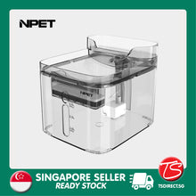 Load image into Gallery viewer, NPet Transparent Water Drinking Fountain Dispenser with Carbon Filter