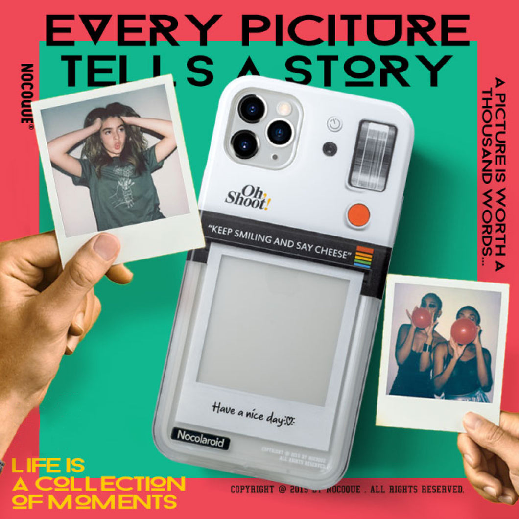 [NOCOQUE] Polaroid Insta Oh Shoot Apple Iphone Case