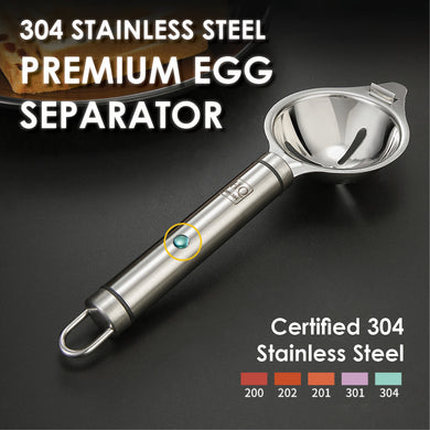 Stainless Steel SUS 304 Food Grade White Egg Yolk Seperator