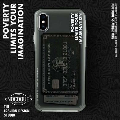 [NOCOQUE] Amex Black HypeBeast Full Shock Protection Impact Case for Iphone